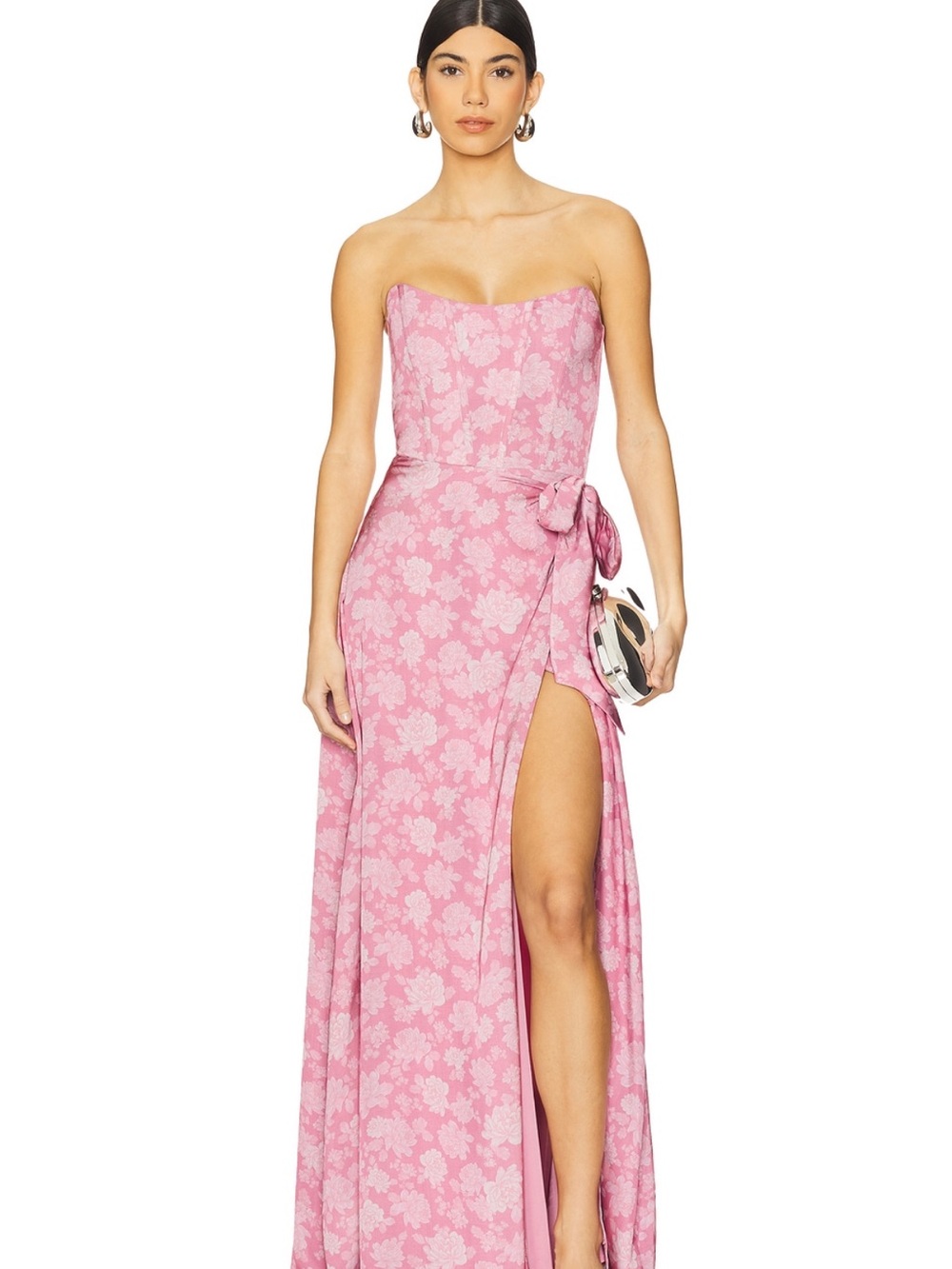 V. Chapman Cecilia Dress in Pink Peony